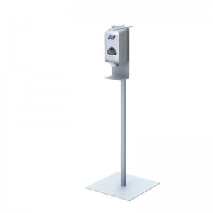 TMJ707 Floor Standing Hand Sanitizer Dispenser Display Stand with Sign Holder Portable Hand Sanitizing Stand Display