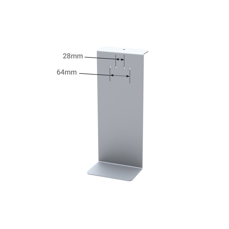 TMJ709 Factory Free Standing Metal Single Side Floor Hand Sanitizer Dispenser Display Rack