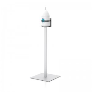 TMJ712 Customized Portable Floor Standing Hand Sanitizer Dispense Display Stand frame adjustable