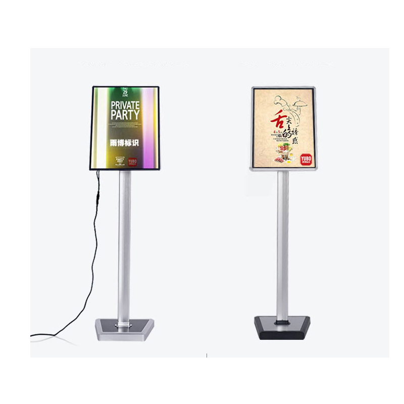 TMJ PP-552 Outdoor Poster Display Stand Picture Snap Frame Floor Stand
